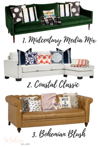Pick Your Style 3 Ways to Mix Patterns for your Sofa