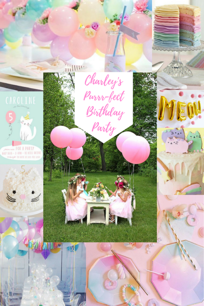 Kitty Birthday Party Inspiration Modern Glam Entertaining