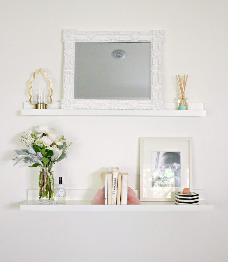 Springtime Shelf Styling