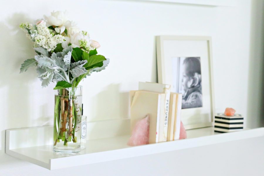 Springtime Shelf Styling