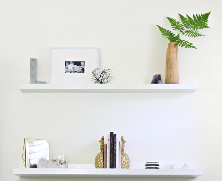 Springtime Shelf Styling