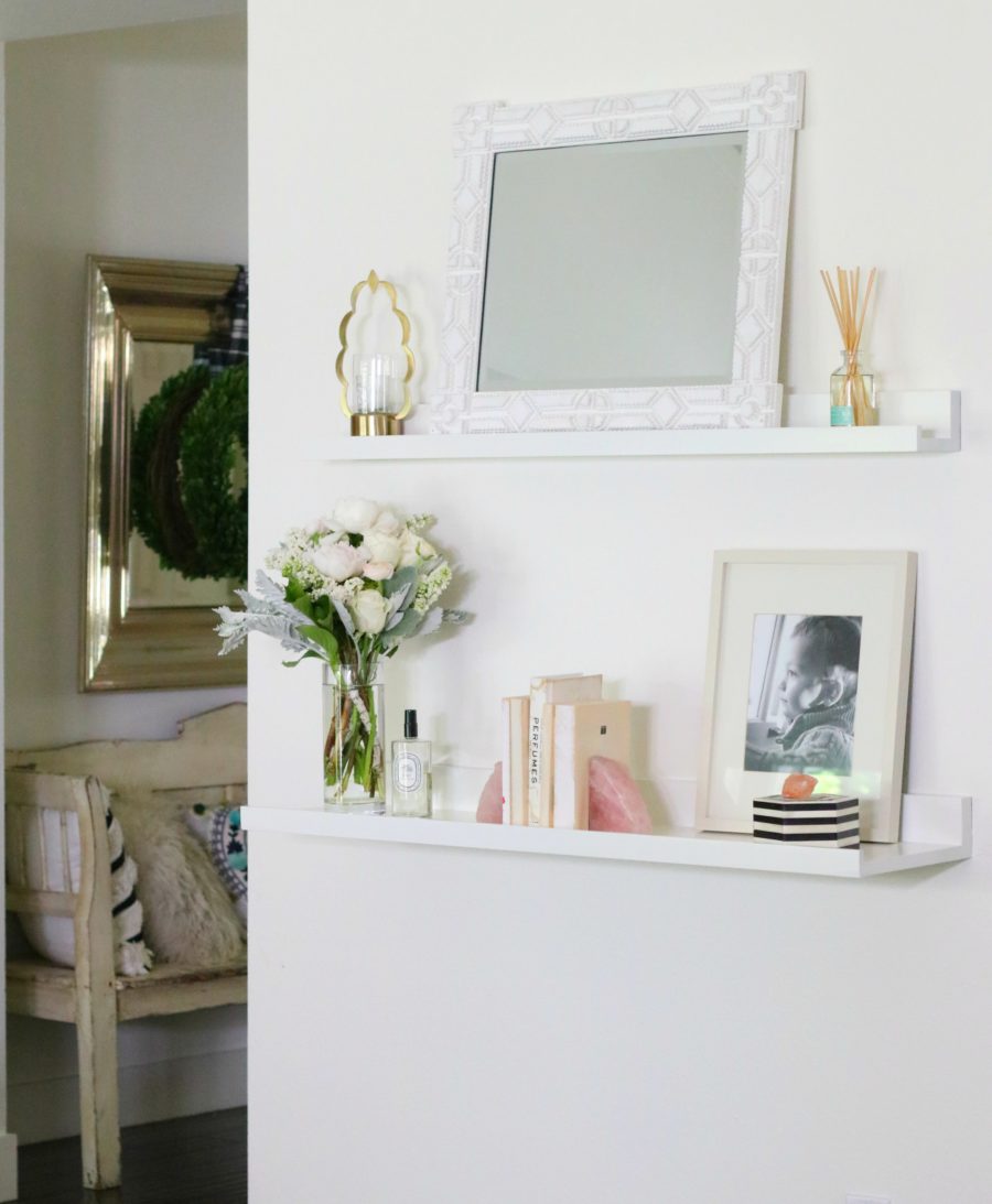 Springtime Shelf Styling