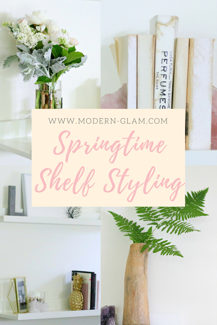 Springtime Shelf Styling