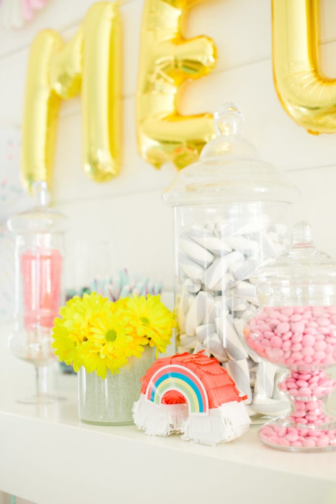 candy buffet birthday party