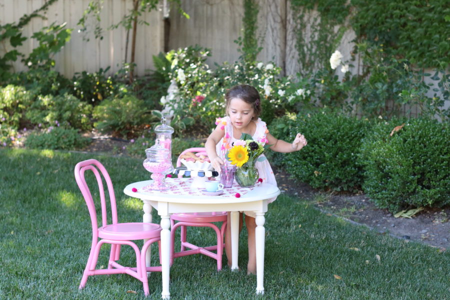 Garden Ice Cream Party and Recipe