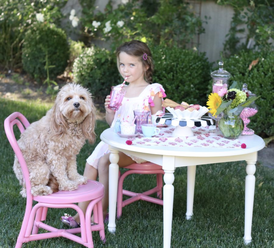 Garden Ice Cream Party and Recipe