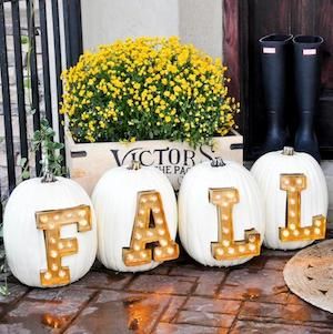 fall porch sign