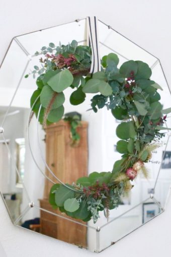 farmhouse rustic eucalyptus wreath