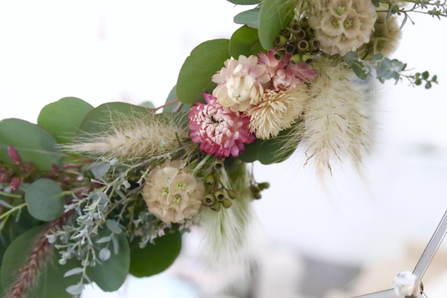 modern eucalyptus wreath