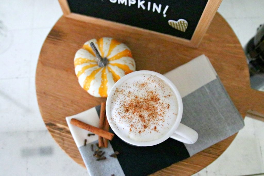 healthy pumpkin spice latte recipe