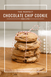 the perfect chocolate chip cookie