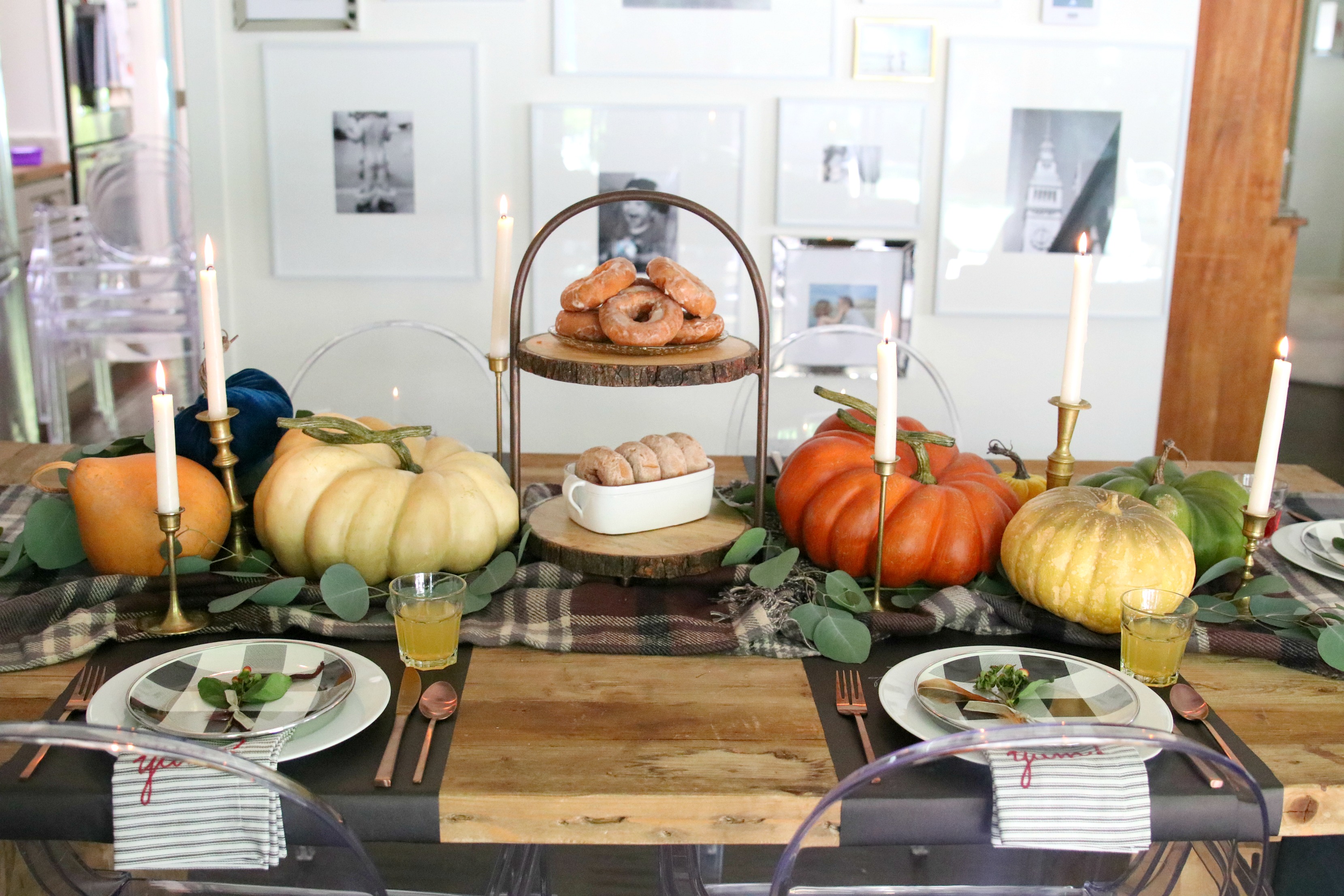 fall farmhouse table