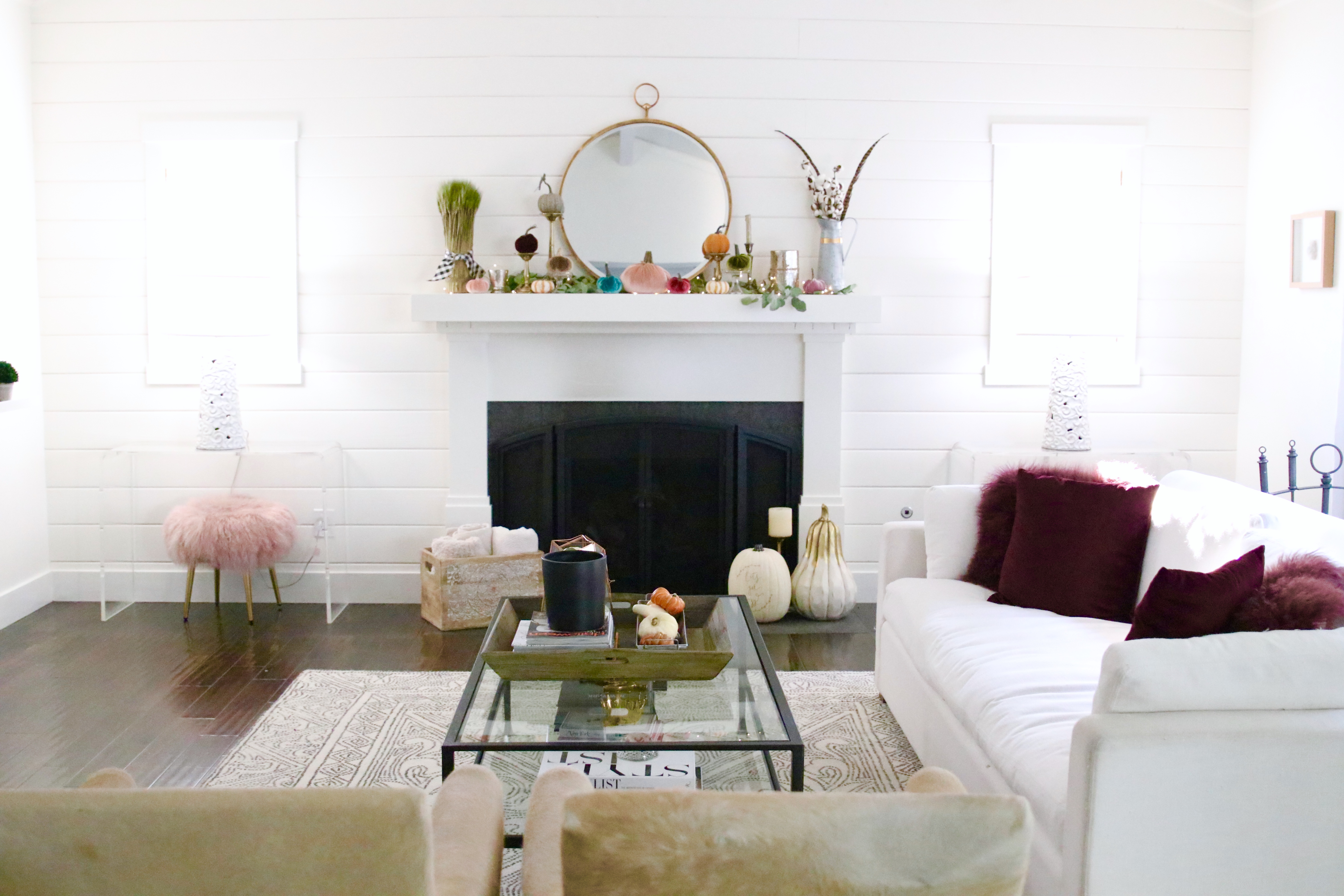 glam farmhouse fall home tour