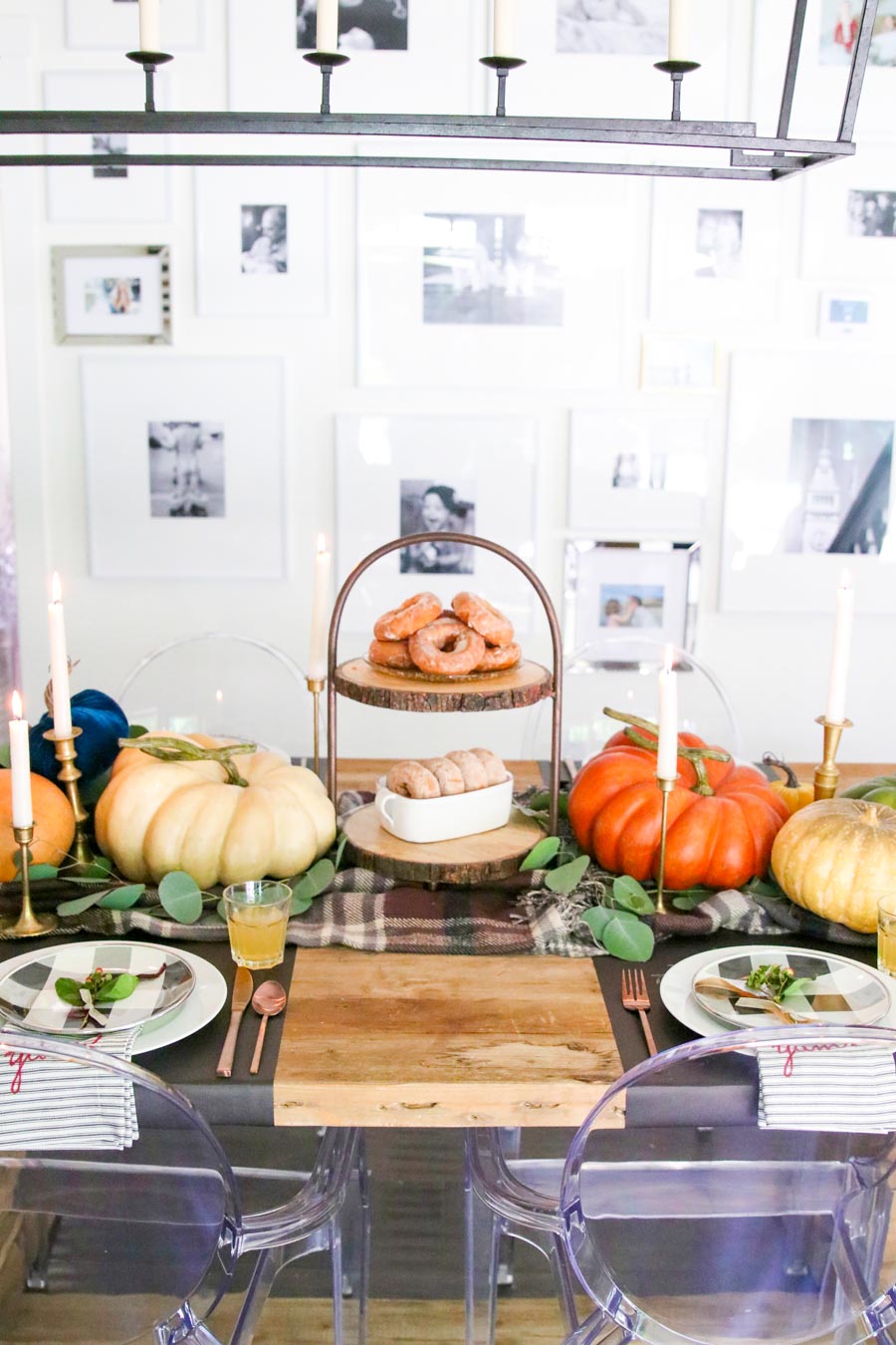 how to style a fall table