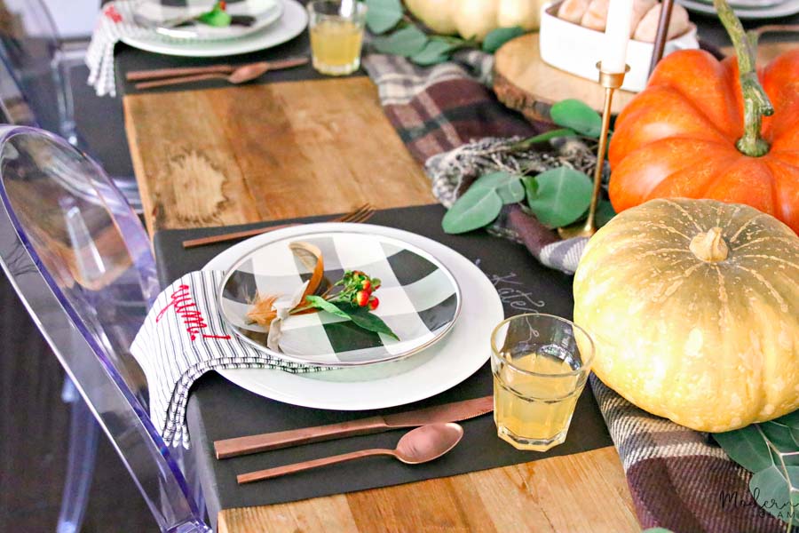 how to create a fall tablescape