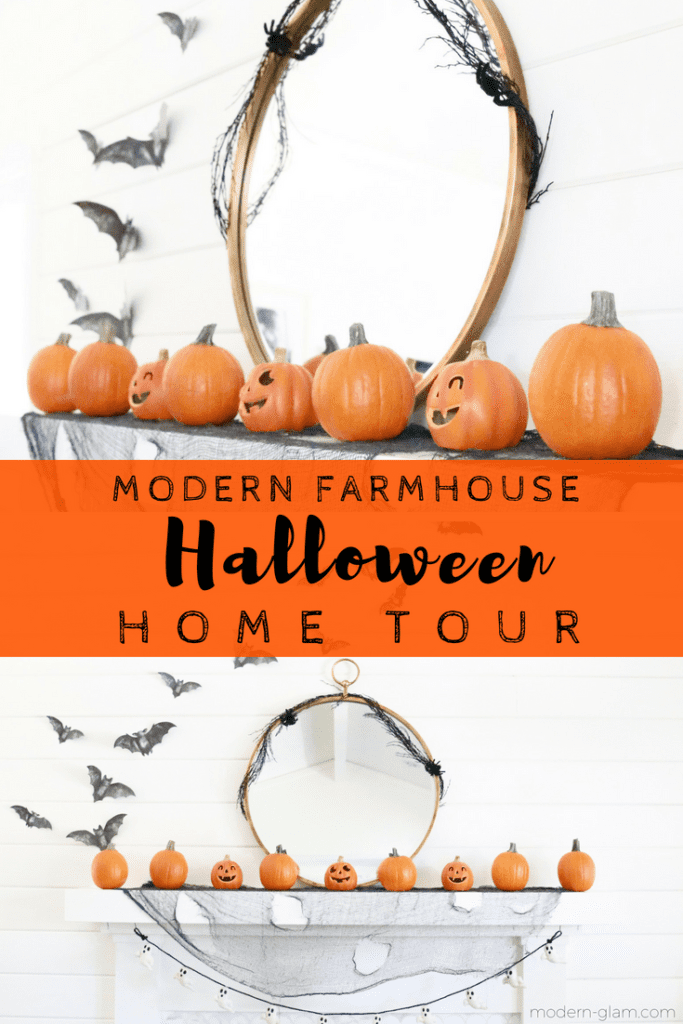 Modern Farmhouse Halloween Home Tour Modern Glam Holidays