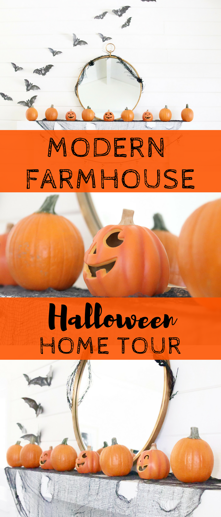 Modern Farmhouse Halloween Home Tour