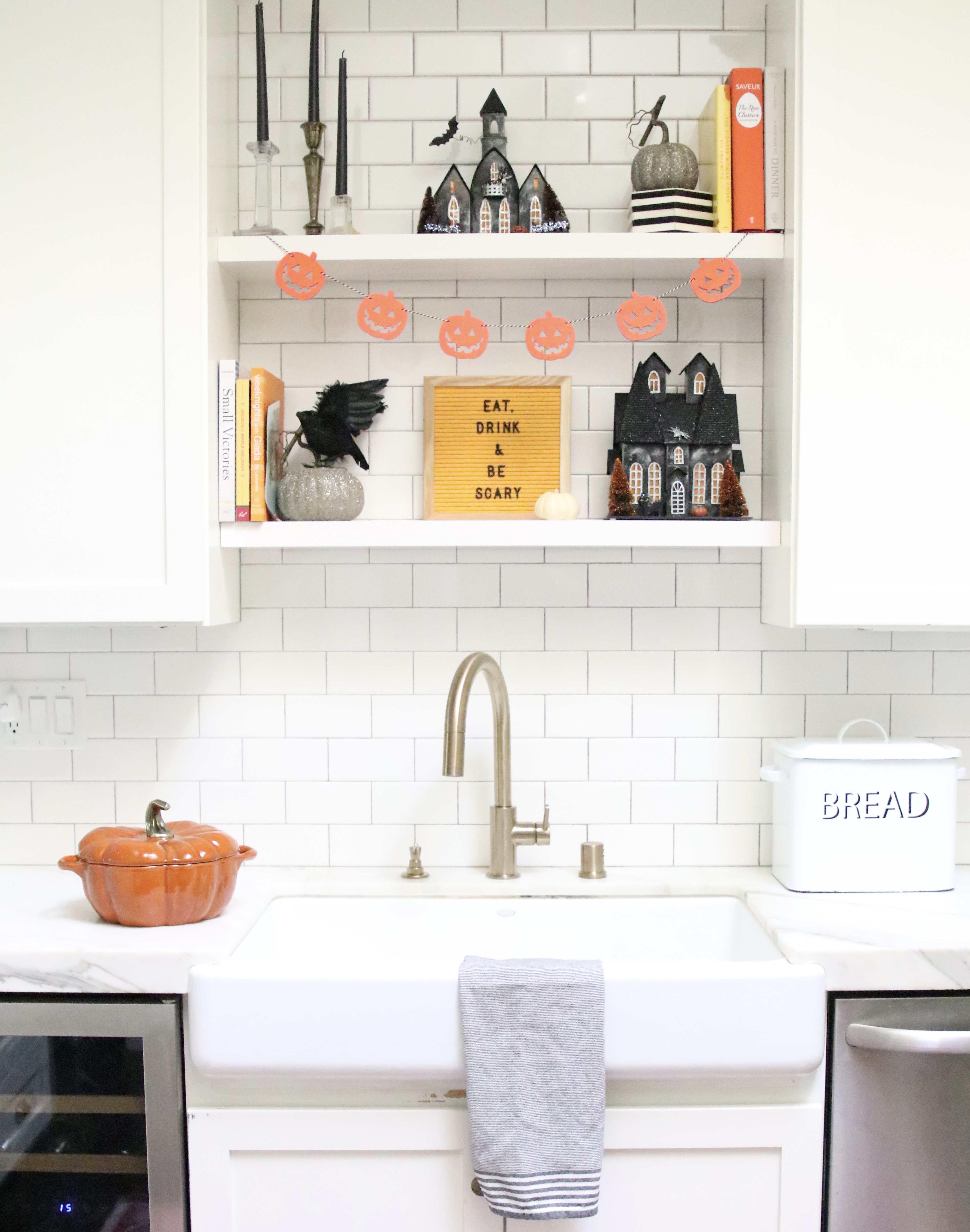 halloween home tour kitchen