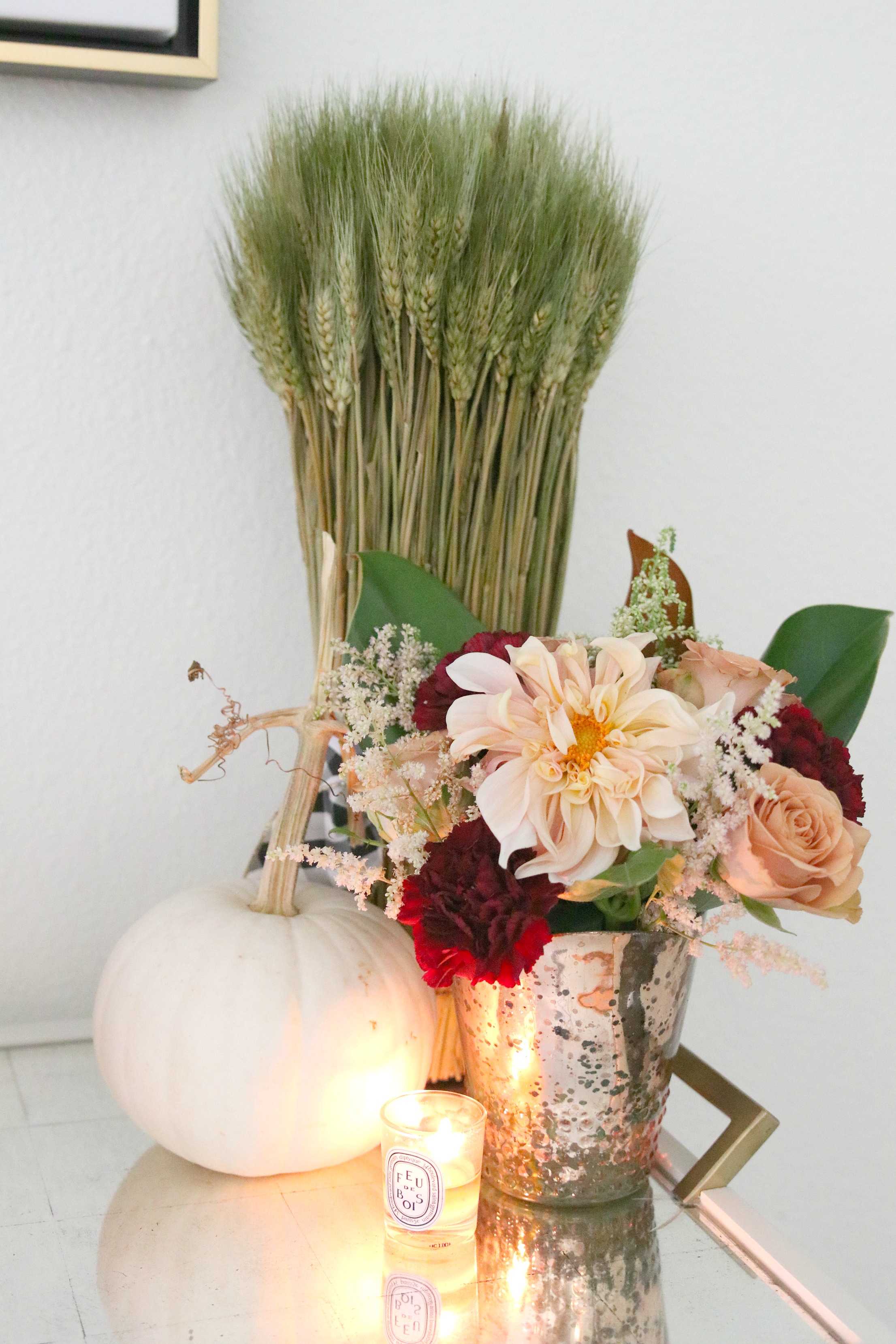 thanksgiving bar cart