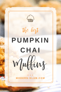 pumpkin chai muffins