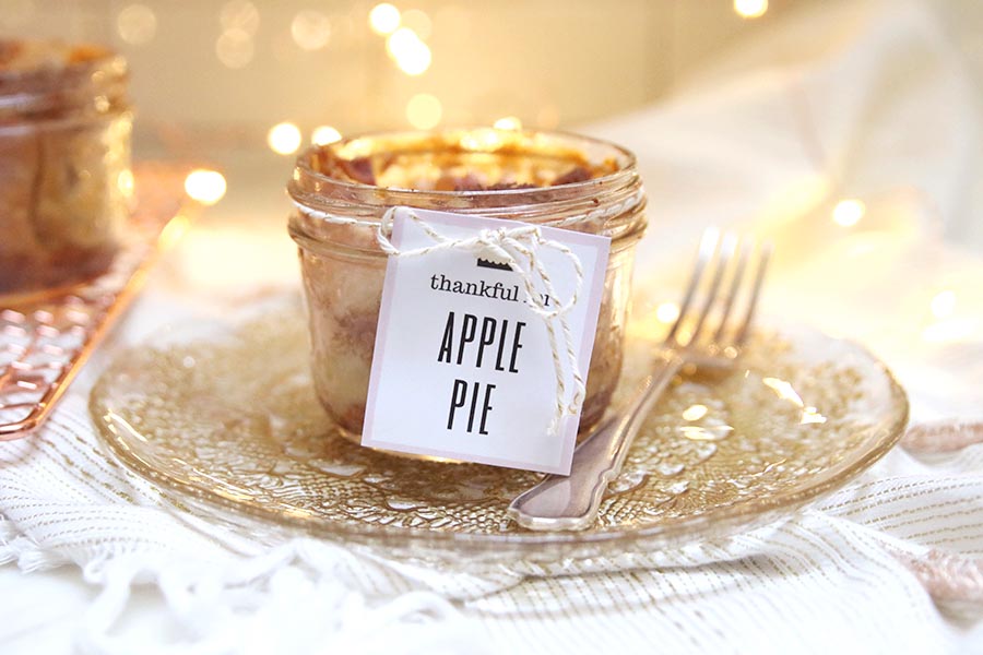 Apple Pie in a Mason Jar