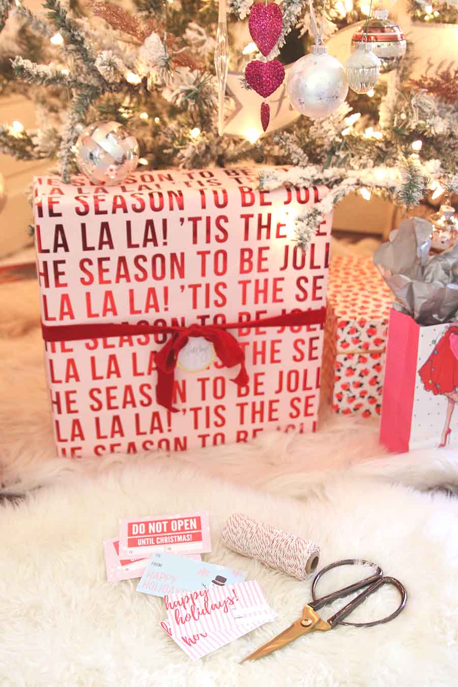 holiday gift tags free printables