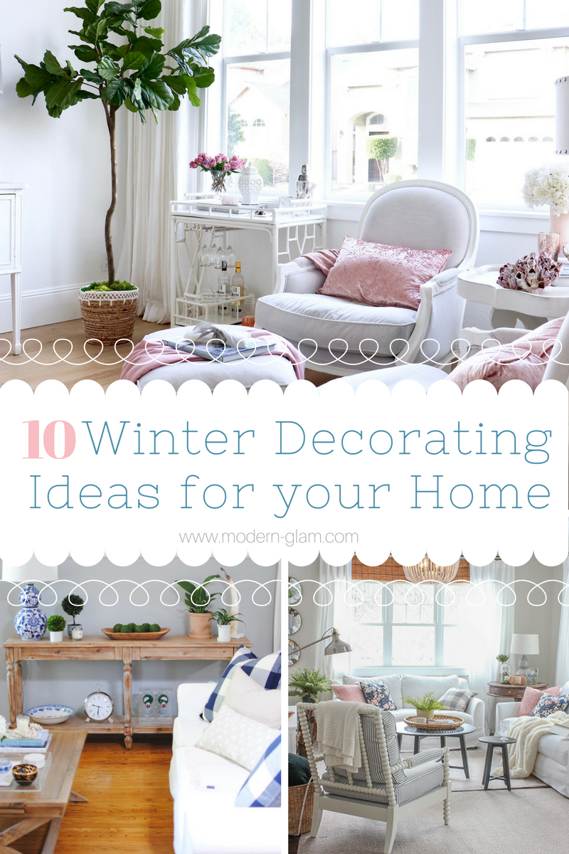 10 Winter Decorating Ideas for your Home. Winter Decor. Cozy Home. Hygge home. How to decorate for winter