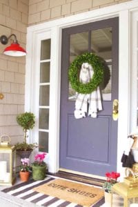 Valentine's Day Front Porch Decorating and Layered Doormat Guide