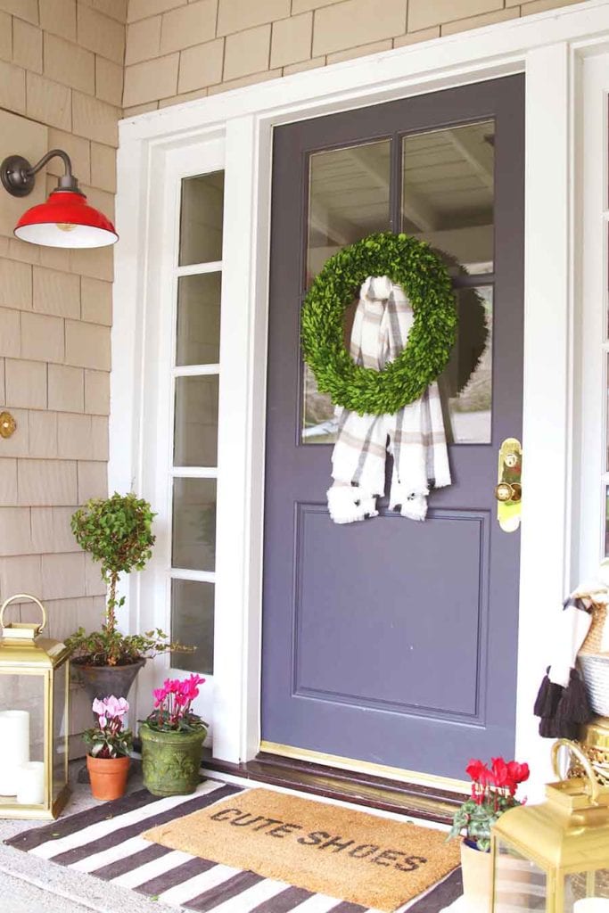 Front Porch Door Mat Layering Ideas for Fall 