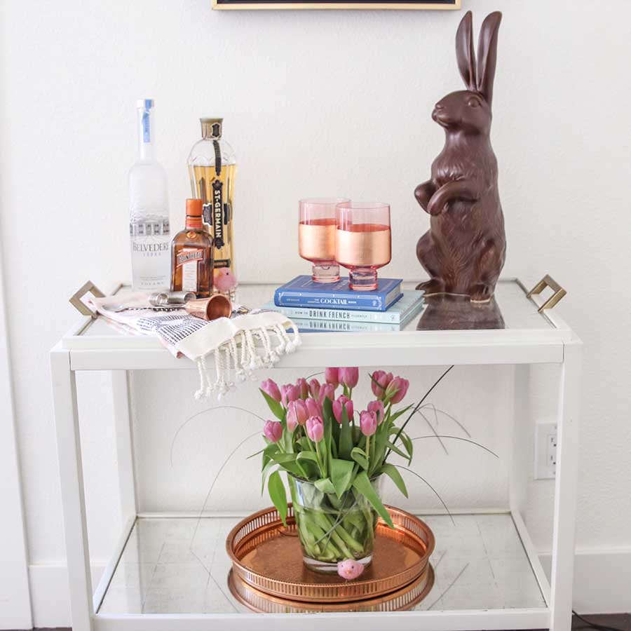 Easter Bar Cart