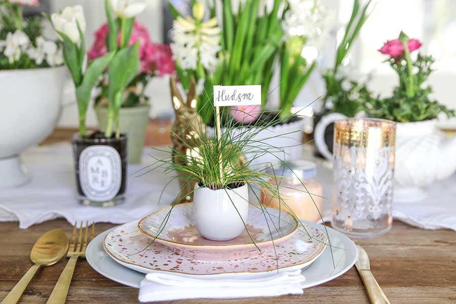 A Simple and Fresh Easter Table