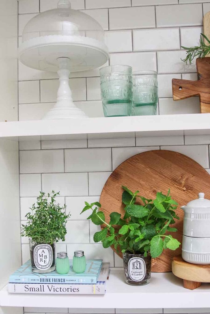 Chic and stylish indoor herb garden