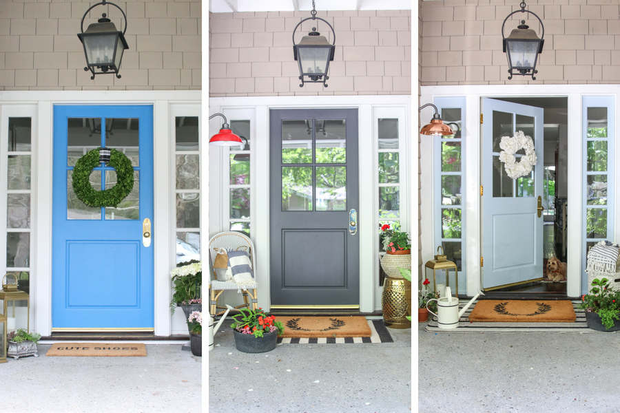 how to paint your front door