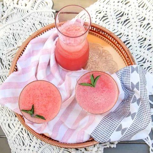 Watermelon Frozen Rosé Frosé Summer Cocktail