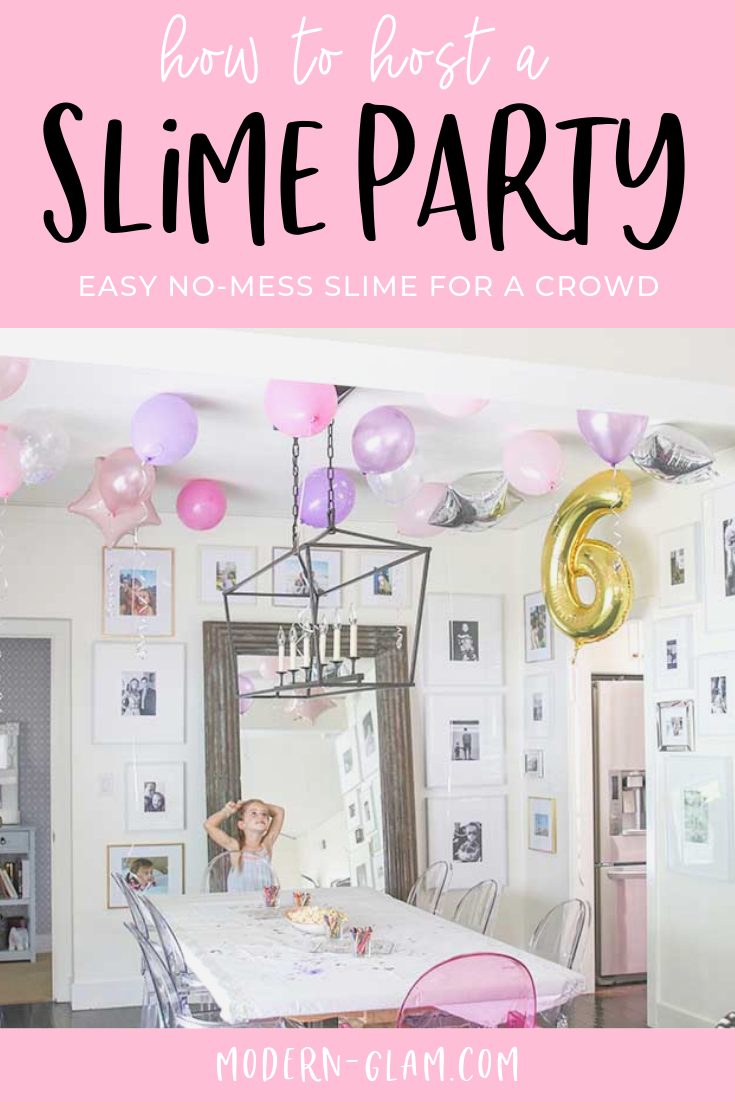 Slime Party: How To Host an Easy and No-Mess Slime Making Party