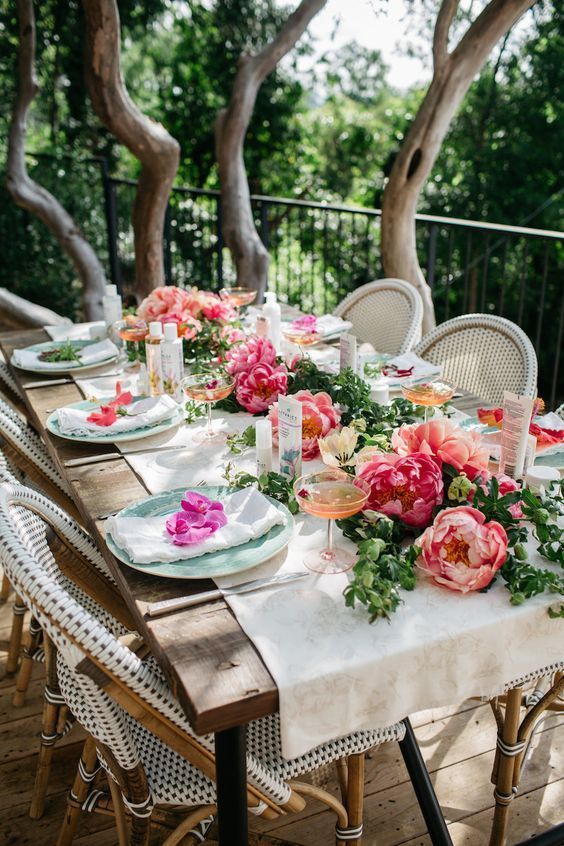 Garden Bridal Shower & Wedding Party Ideas