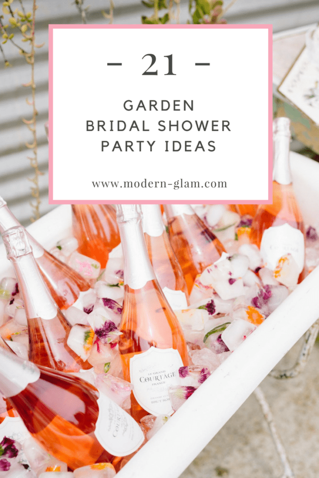 21 Garden Bridal Shower Party Ideas for your Wedding Event