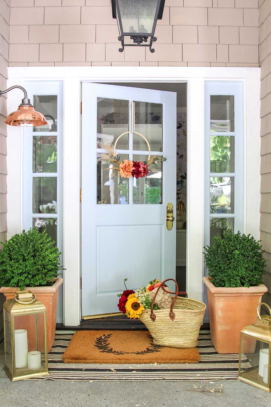 Fall front porch