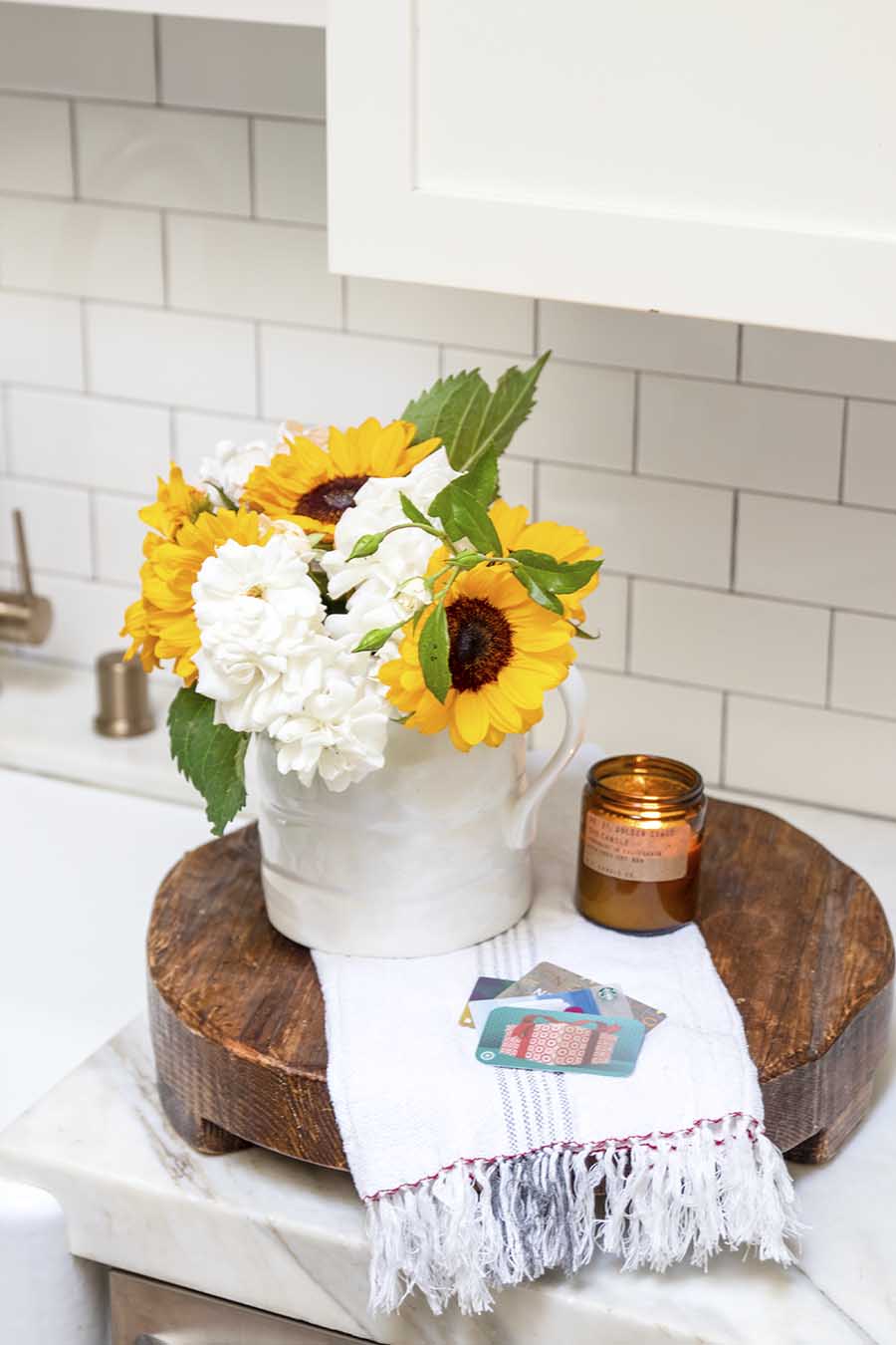 sink flowers