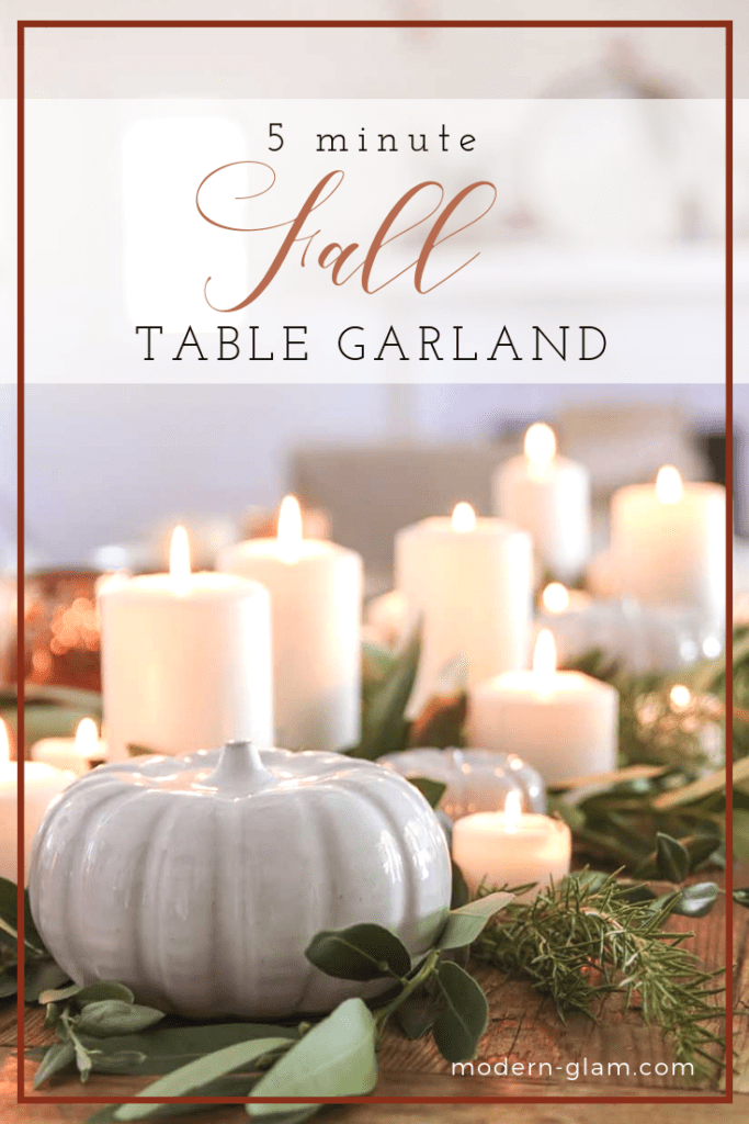 Fall table centerpiece