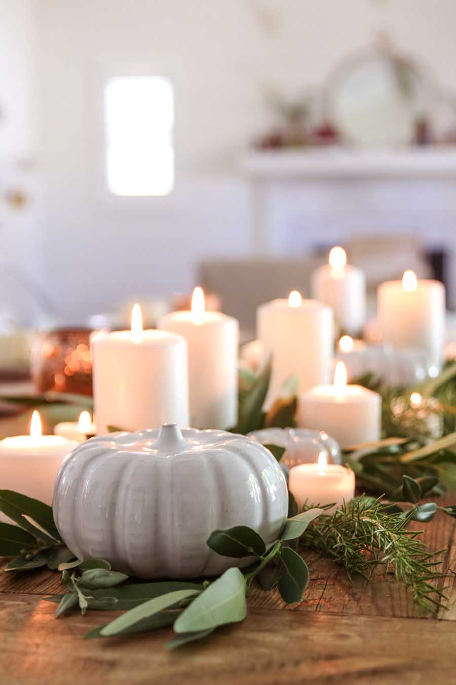 Modern Farmhouse Fall Dining Room