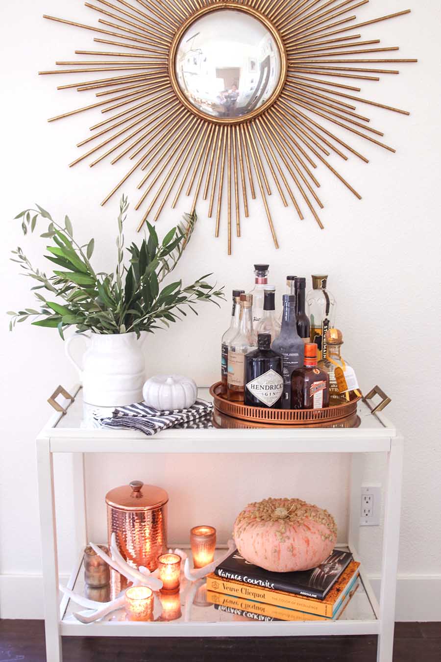 Bar Cart Styling - How to Style a Bar Cart Like a Pro