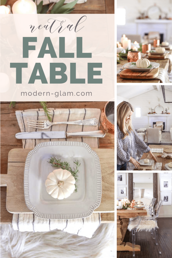 neutral fall decor