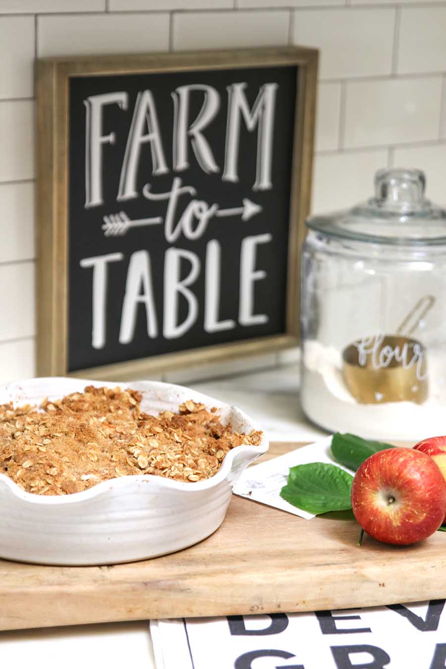 Old Fashioned Apple Crisp Recipe