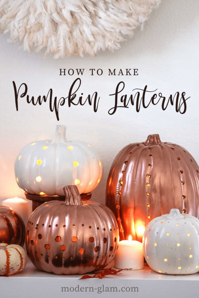 how to make pumpkin lanterns