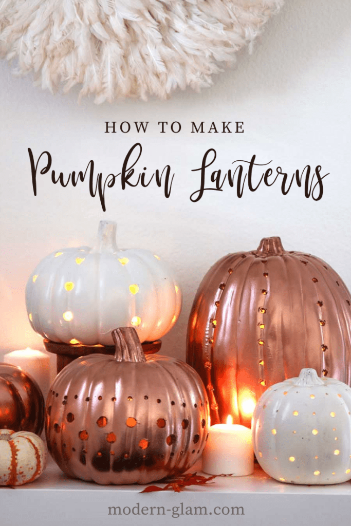 how to make pumpkin lanterns