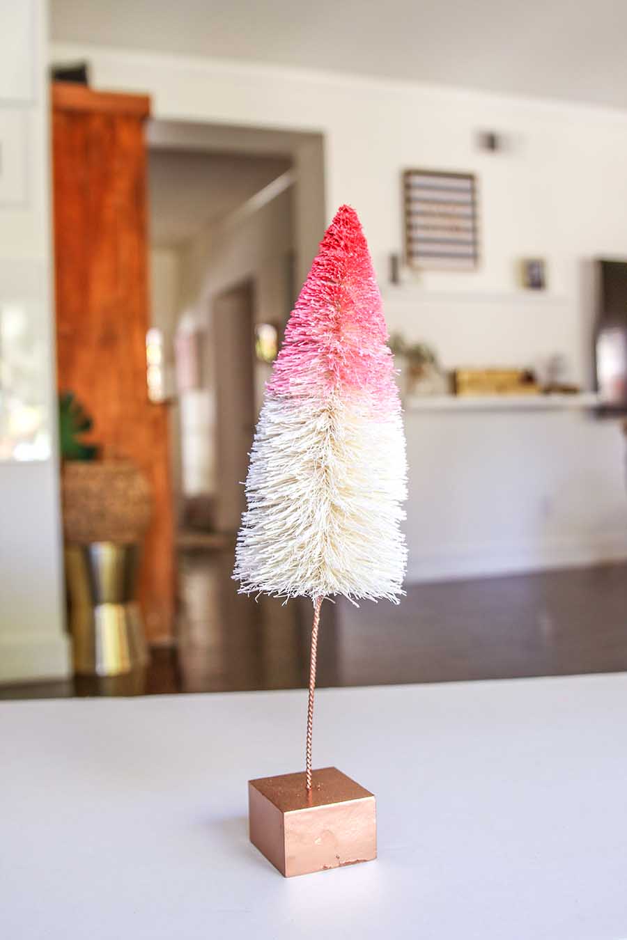 How To Paint Bottle Brush Trees