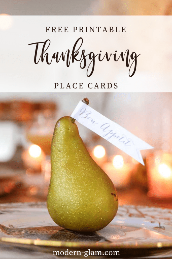 Thanksgiving Place Cards