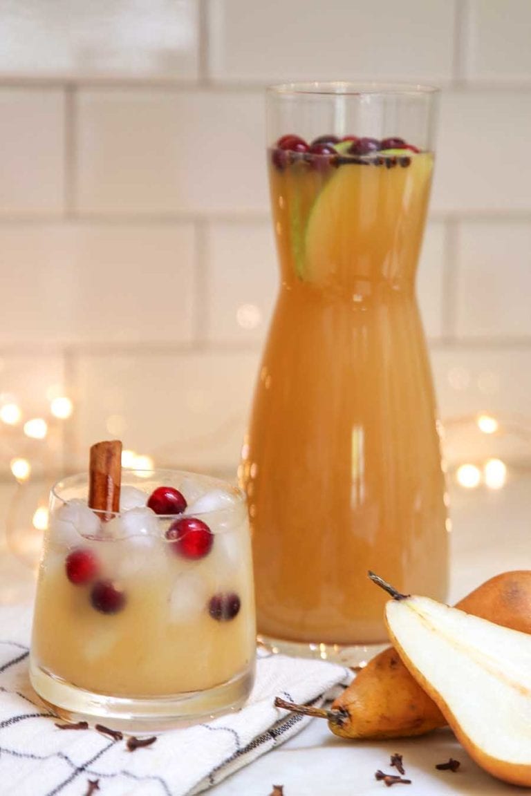 Thanksgiving Punch NonAlcoholic Spicy Pear Punch Modern Glam