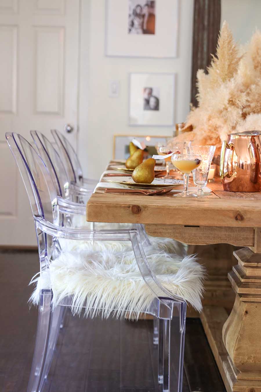 Golden Thanksgiving Tablescape